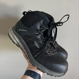 KEEN Utility Vista Energy Mid Carbon-Fiber Toe‎ Work Boots size 8m ATSM F2413-18